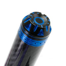 Universal 7/8"/22Mm Motorcycle Handle Bar Carcon Grips Green For Motorcycles Silver