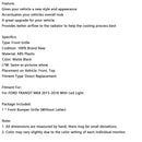 Matt Black Front Bumper Grill Grille Fit Ford Transit MK8 2015-2018 Raptor w/LED