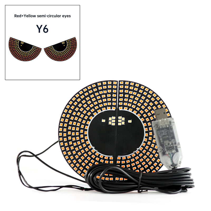 LED-Screen Devil's Eye Car Eye Light Truck Dynamic LED Light