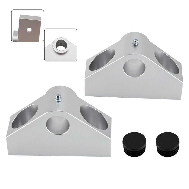 Pair Kit Dump Bed Hinge Mount Billet For Can Am Defender Hd Max Sxs 2016-2024