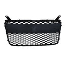 2009 For Audi R8 Front Henycomb Bumper Grille Grill Gloss Black