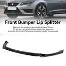 Gloss Black Front Spoiler Lip Performance fit Seat Leon 5F 2012-2020