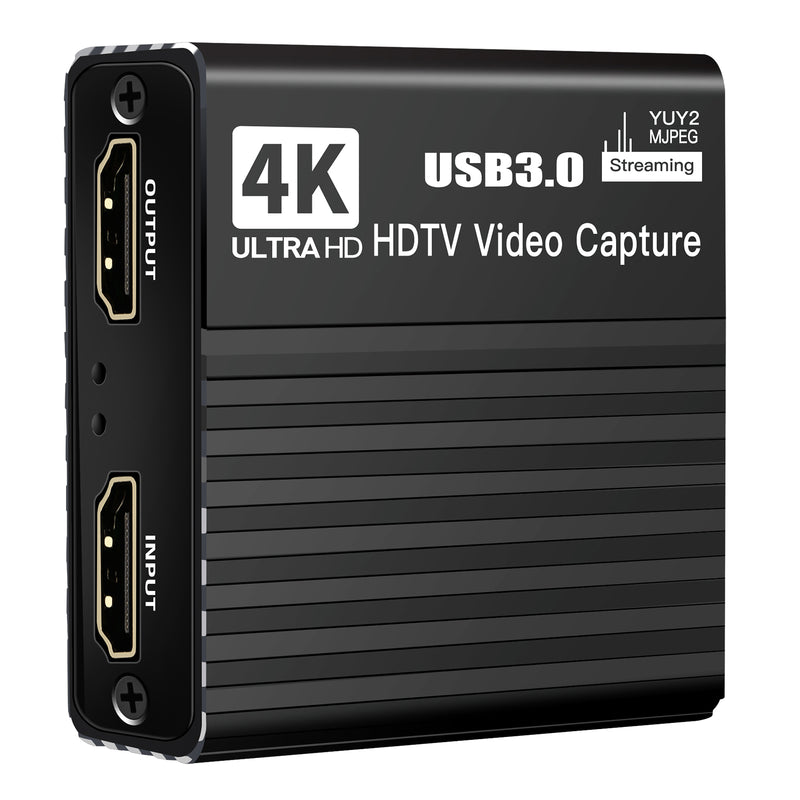 USB 3.0 Video Capture Card HDMI 4K Recording Box Live 1080P Video Recorder 60FPS