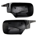 2PCS M Style Wing Car Side Mirror Cover Caps for BMW E46 Sedan E39 4DR 1998-2005