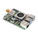Raspberry Pi 5/5B PCIe to M.2 Adapter Board Radiator Fan Nvme Hard Disk Protocol