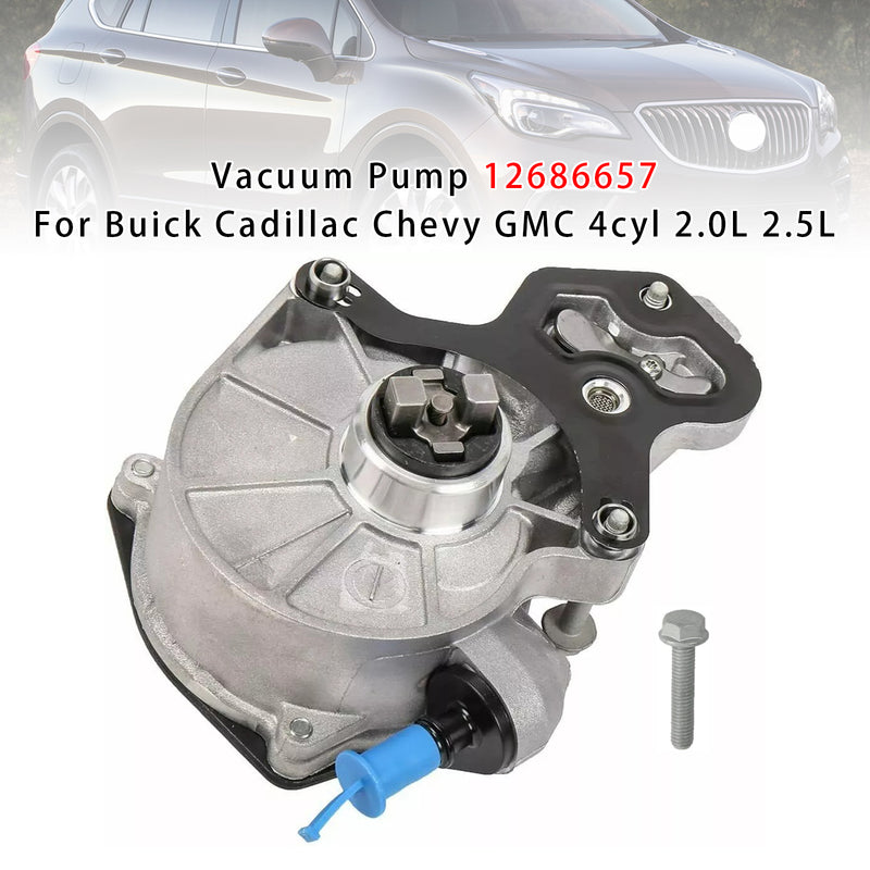 Vacuum Pump 12686657 For Buick Cadillac Chevy GMC 4cyl 2.0L 2.5L