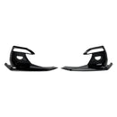 Bumper Fog Light Lamp Cover Black Grille Bezels For 2018-2020 Infiniti Q50 Sport