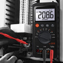 Digital Multimeter Tester Resistance with DC/AC Voltmeter; Measures Voltage Continuity Current Suitable for Household Electrical and Automotive Repairs and Diodes; Auto Range Switching 6000 Counts