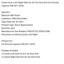 2011-2018 Porsche Cayenne 958 Center Left+Right Dash A/C Air Vent