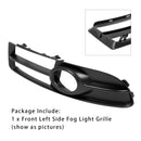 Front Left Side Bumper Grille Fog Light Grill For Audi A4 B7 S-Line S4 2005-08