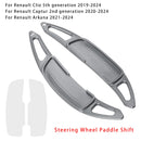 Steering Wheel Paddle Shifter Extension For Renault Clio Captur Aluminium