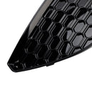 2PCS Front Bumper Fog Light Cover Grille Grill Fit Audi A3 2012-2016