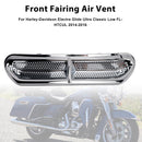 Front Fairing Air Vent Trim For Touring Street Glide Electra Glide 2014-2024