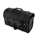 Pu Side Tail Bag Saddlebag Storage Pannier Luggage For Scooter Motorcycle Black