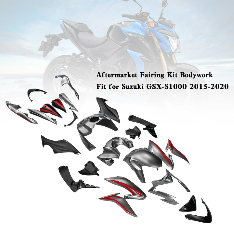 Amotopart Suzuki GSX-S 1000 2015-2020 Plastic Bodywork Fairing Kit