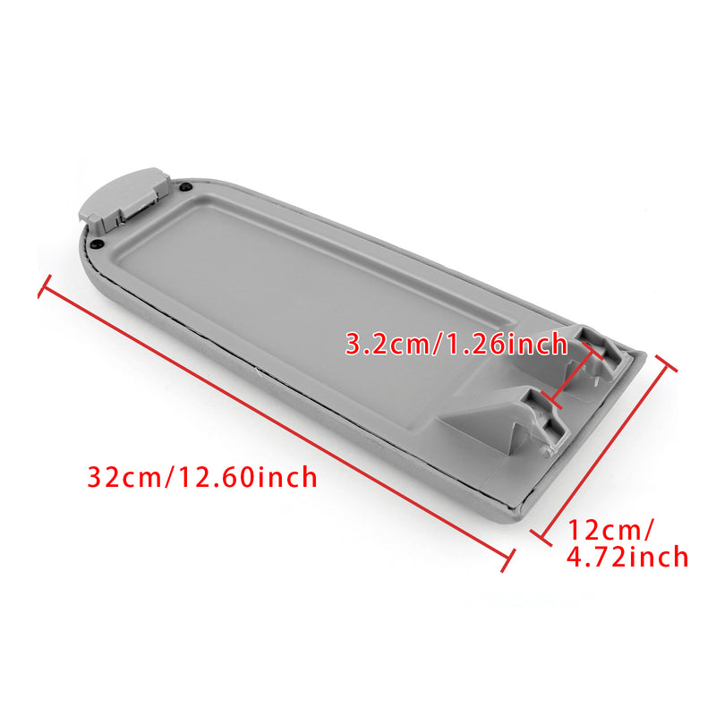 Gray Leather Armrest Centre Console Lid For VW MK4 Jetta Bora Golf 18D867173
