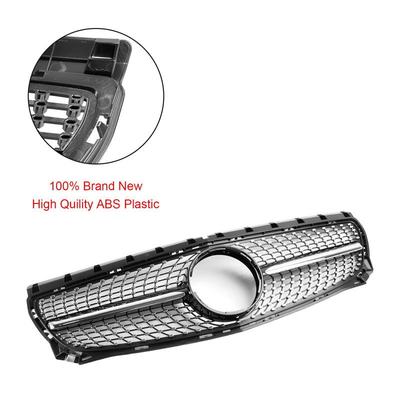 Front Radiator Grille Fit Mercedes B-Class W246 B160 2011-2014 Diamond