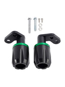 Cnc Anti-Crash Frame Sliders Protector Green For Kawasaki Zx-6R Zx 6R 2024-2025