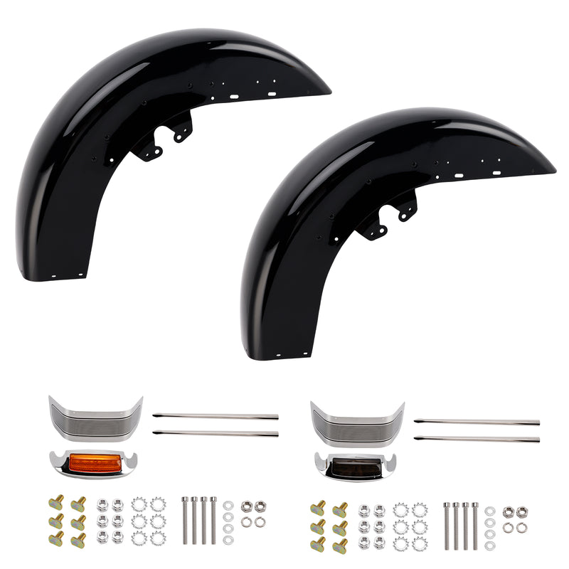 Steel Front Fender Mudguard For Touring Electra Glide Ultra Limited 2014-2024