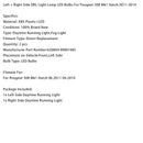 2011-2014 Peugeot 308 Mk1 Hatch Left + Right DRL Light Lamp LED Bulbs