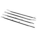 2011-2017 For Odyssey 4PCS Weatherstrips Seal 72410-TK8-A11 Door Belt Molding