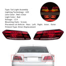 2013-2015 Mercedes-Benz E-CLASS W212 SEDAN FACELIFT 4PCS LED Rear Tail Light Brake Lamp