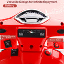 Dual Electric 6V Ride On Motorcycle Toy Car For Kid 3 Wheeler Toy Car Red