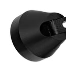 CNC ALUMINUM 50MM MINI HANDLE BAR END MIRROR SET D=35MM BLACK FOR VESPA