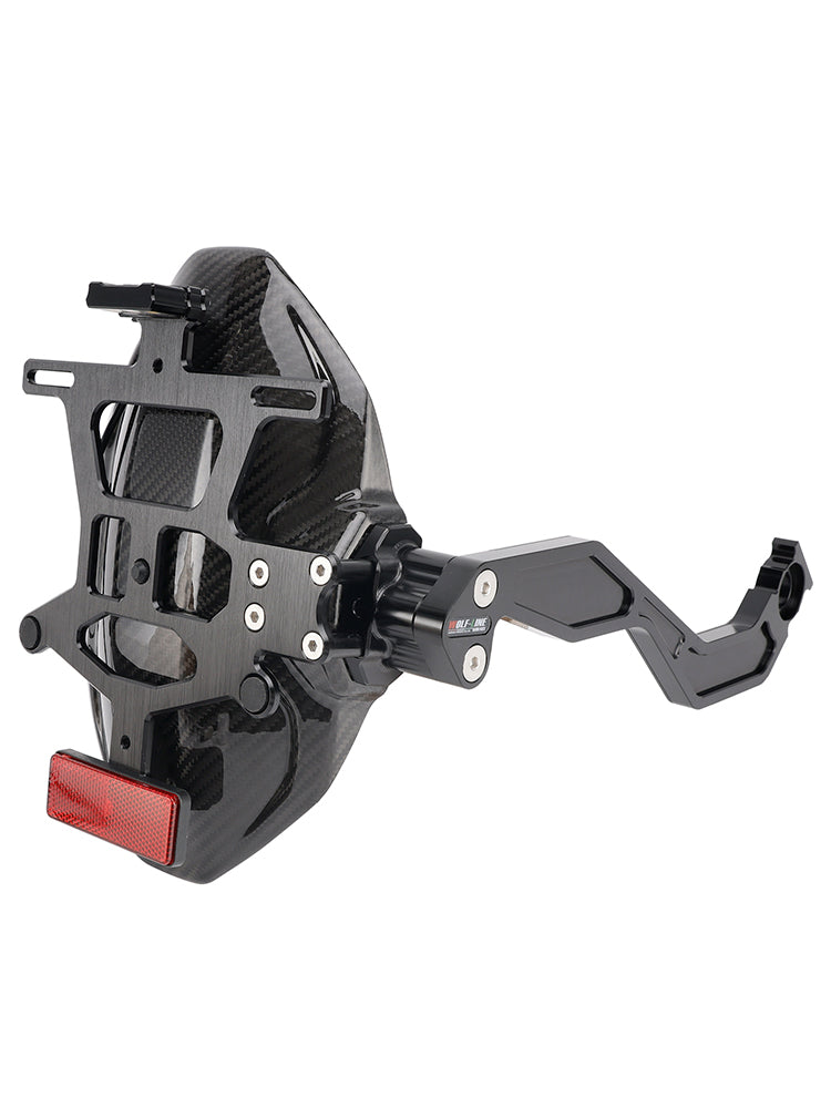 Real Carbon Fiber Rear Fender Bracket LED For Honda CBR650R CB650R 24-25