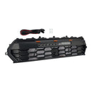 Black Front Bumper Grille Grill Fit Toyota Tacoma 2024+ With Led & Light Bar