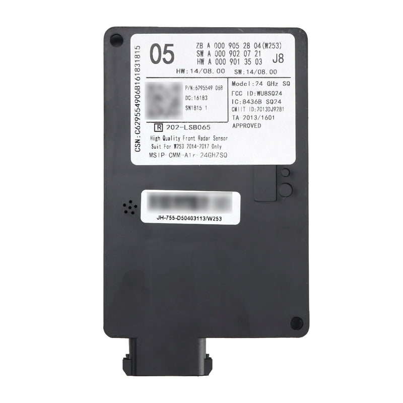 Front Radar Sensor Control Unit A0009052804 For Mercedes C-Class W253 14-17