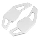 Steering Wheel Paddle Shifter Extension For Kia Forte Cadenza Aluminium Silver