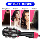 Hair Dryer Brush Styler Straightening Curling Comb 2 In 1 One Step