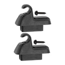 2x Black Sun Visor Clip 1RF14DX9AB Fit For Chrysler 300 Dodge Charger 2011-2020