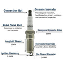 2007-2009 Suzuki XL-7 Saturn Aura Pontiac G6 6 Ignition coil 6 Spark Plug UF569 12590990