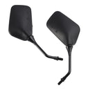 Pair Black Mirrors For Suzuki GS400 GS450 GS500 GS550 GS850 GS1000 GS1100 GS1150