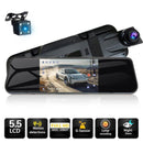 10-inch HD 1080P Rearview Mirror Streaming Media Driving Recorder Dual Lens