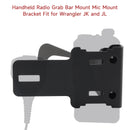 Handheld Radio Grab Bar Mount Mic Mount Holder Fit for Wrangler JK and JL