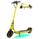 8.5" Electric Scooter for Adult Folding Electric Scooter with 350W Motor 21 MPH Max Speed 25 Miles Long-Range and Deck Lights Yellow