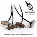 4Pcs Front Grille LED Lighting RGB With APP Controller For SUV off-road vehicles