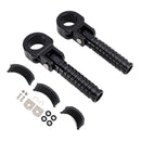 Universal Front Footrests Foot Pegs fit for motorcycle with 1.25" bars
