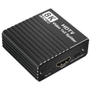 8K HDMI 1 to 2 Splitter HD2.1 8K60hz/4K120hz/1080P240hz w EDID 1 Input 2 Output