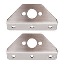 2 PCS Windshield Wiper Repair Stainless Steel Brackets for Peterbilt 379 388 389