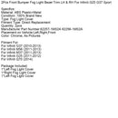 2Pcs Front Bumper Fog Light Bezel Trim LH & RH For Infiniti G25 G37 M56 M37