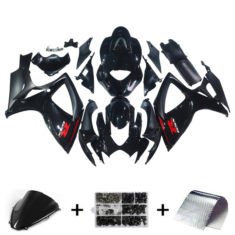 Amotopart Suzuki GSXR 600/750 2006-2007 K6 Fairing Kit Bodywork Plastic ABS