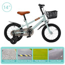 14"/16" Children Bicycle Toddlers Bike with Training Wheels Basket Kickstand