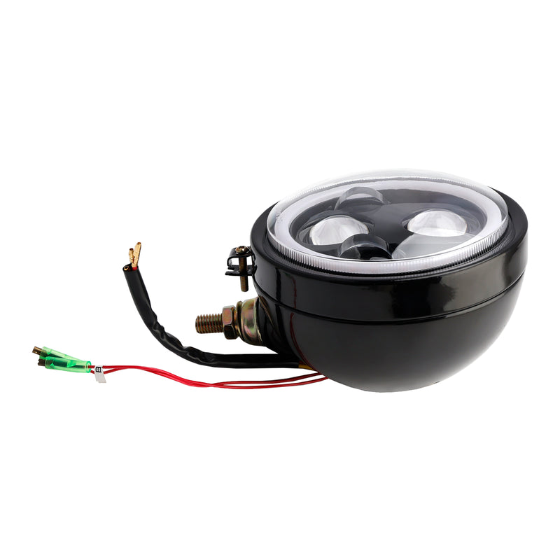 4-Bulbs Beam Headlight Fog Lamp Custom Fits For Racer Bobber Chopper