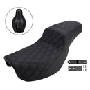 Rider Passenger Seat Front Rear Cushion Fit For Dyna Fxd 2006-2017 Fld Fat Boy