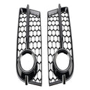 2PCS Fog Light Cover Grille Grill 8J0807682 Fit Audi TT MK2 2007-2010