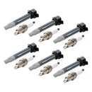 6pcs Ignition Coil & Spark Plugs UF502 For Dodge Chrysler 3.5L 4.0L
